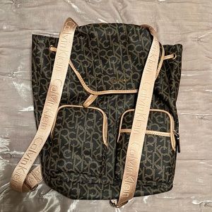 Calvin Klein leather backpack